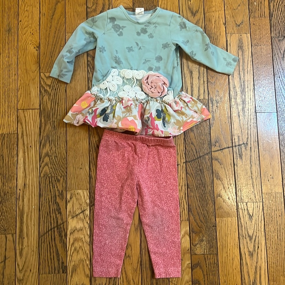 Peaches N Cream size 2t outfit